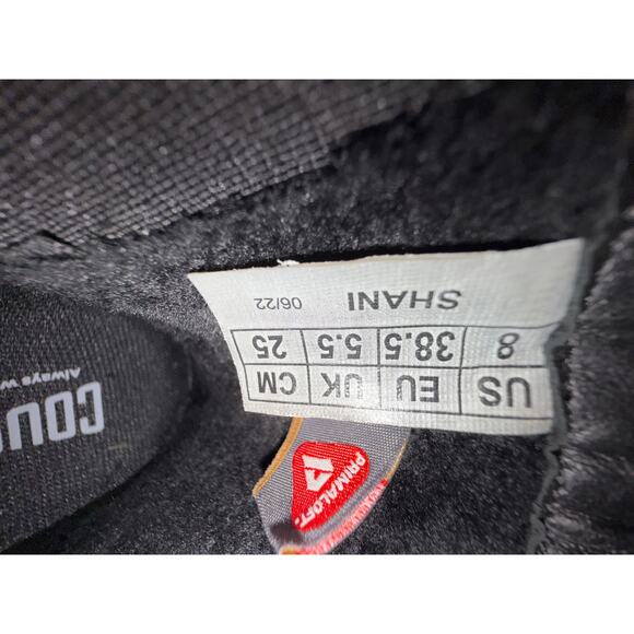 Cougar Shani Snow Boot Women's 8 Waterproof Black Leather Insulated Pull On Lug - Picture 7 of 8